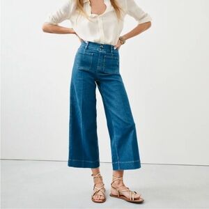 SPANX Blue shape every where Flare Wide-Leg Jeans XL